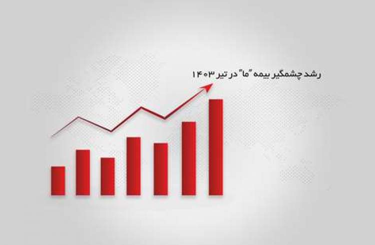 رشد چشمگیر بیمه ما در تیر 1403